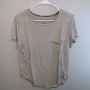 striped short sleeved t-shirt